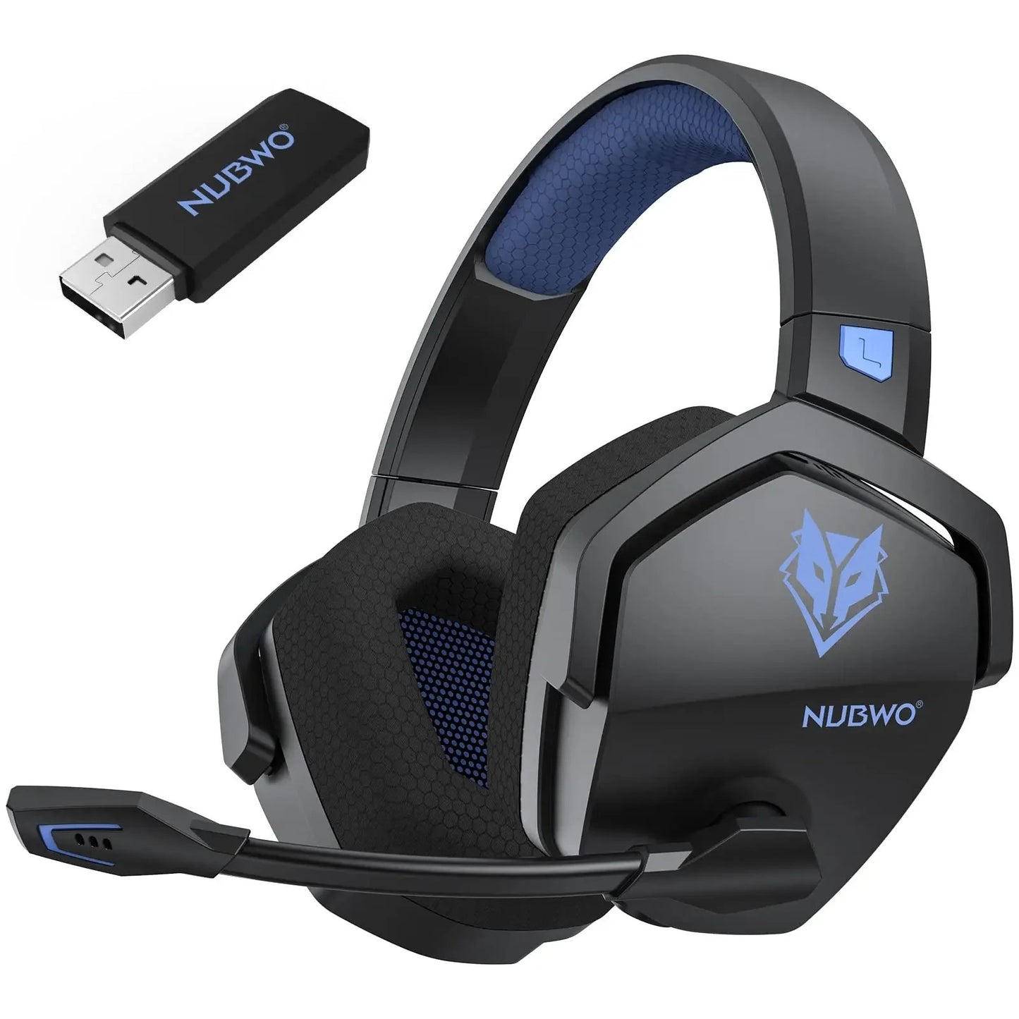 Fone de Ouvido Gamer NUBWO G06 Bluetooth 5.3 de 2,4 GHz Com Microfone
