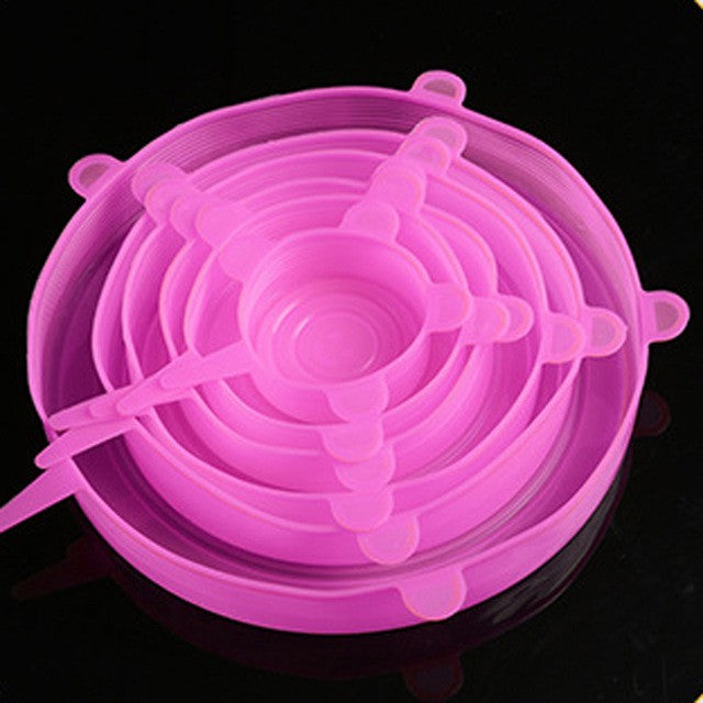 Tampa De Silicone Para Tampar Alimentos e Vasilhas
