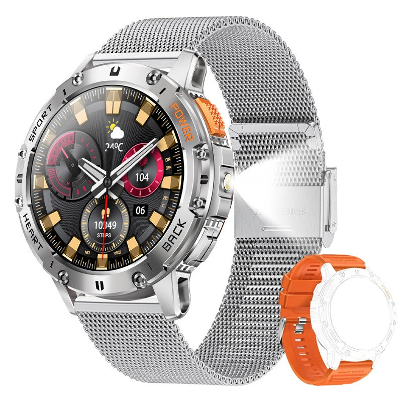 Relógio Smartwatch Para Android IOS Amoled Esportivo Com Lanterna