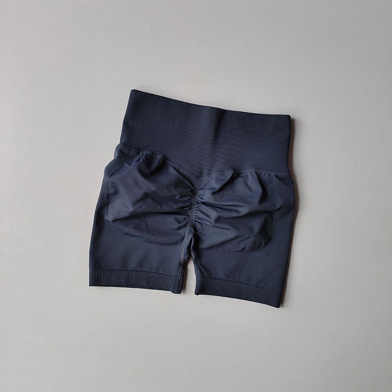 Shorts Feminino Cintura Alta e Aperto de Cintura