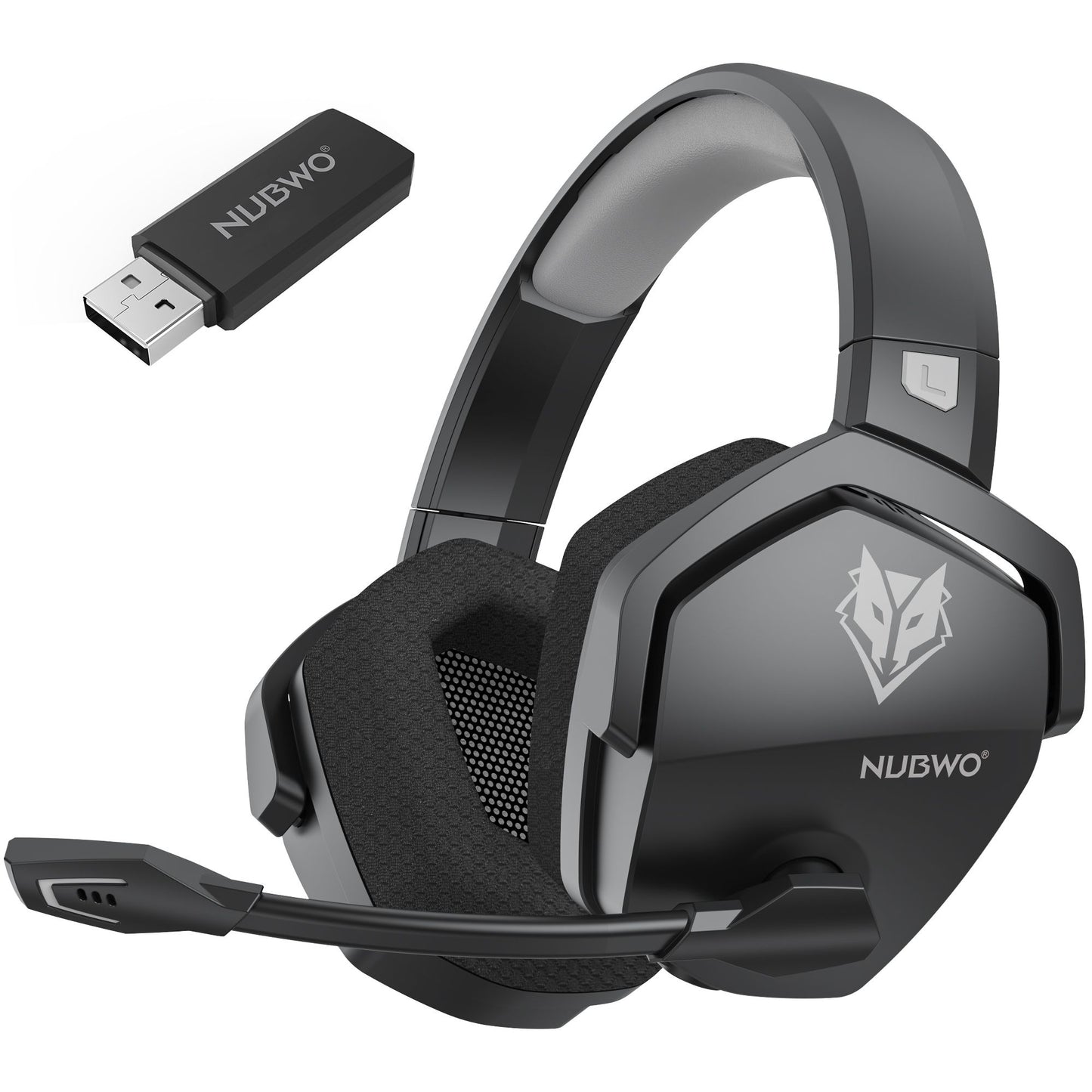 Fone de Ouvido Gamer NUBWO G06 Bluetooth 5.3 de 2,4 GHz Com Microfone