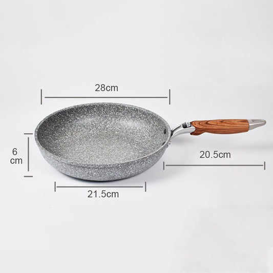 Frigideira Wok de Pedra Durável de Cerâmica Antiaderente de Indução