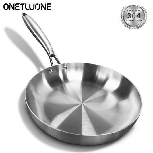 Frigideira de Aço Inoxidável ONETLUONE