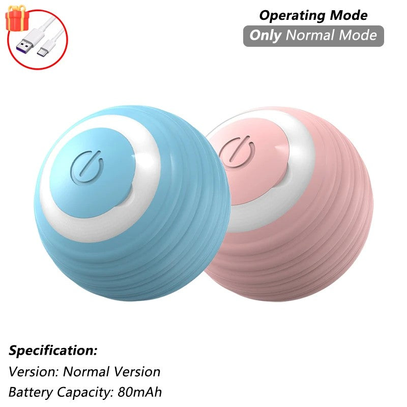 Bola De Brinquedo Interativo para Animais De Estimação, Bola De Rolamento Automática Com Cauda