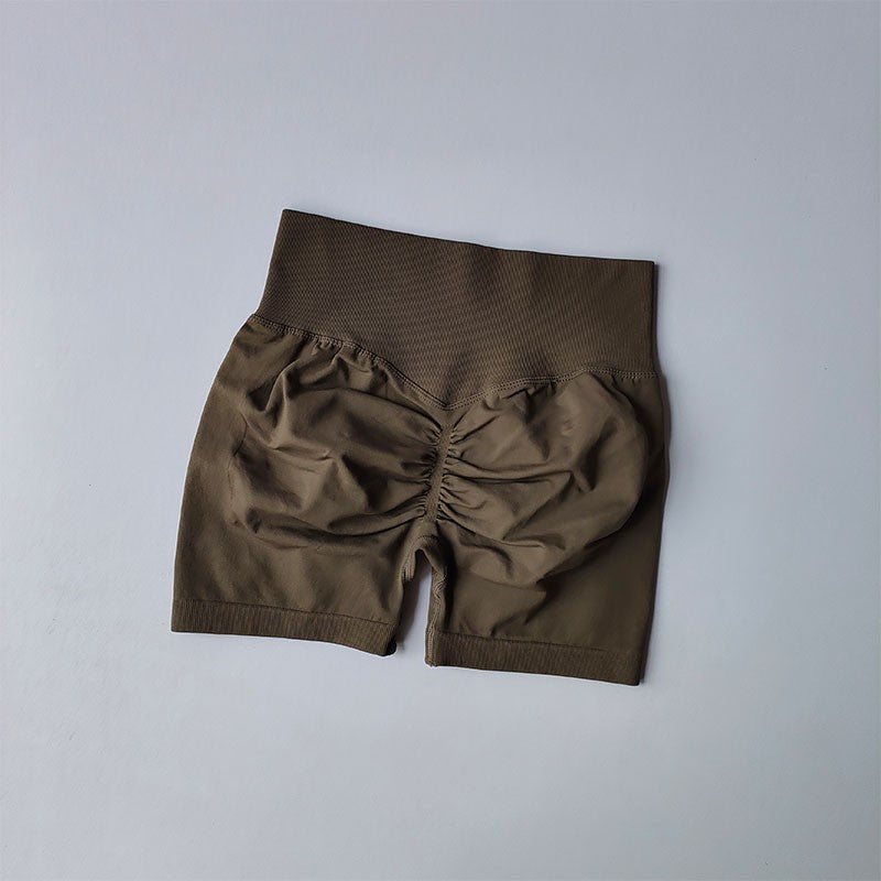 Shorts Feminino Cintura Alta e Aperto de Cintura