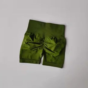 Shorts Feminino Cintura Alta e Aperto de Cintura
