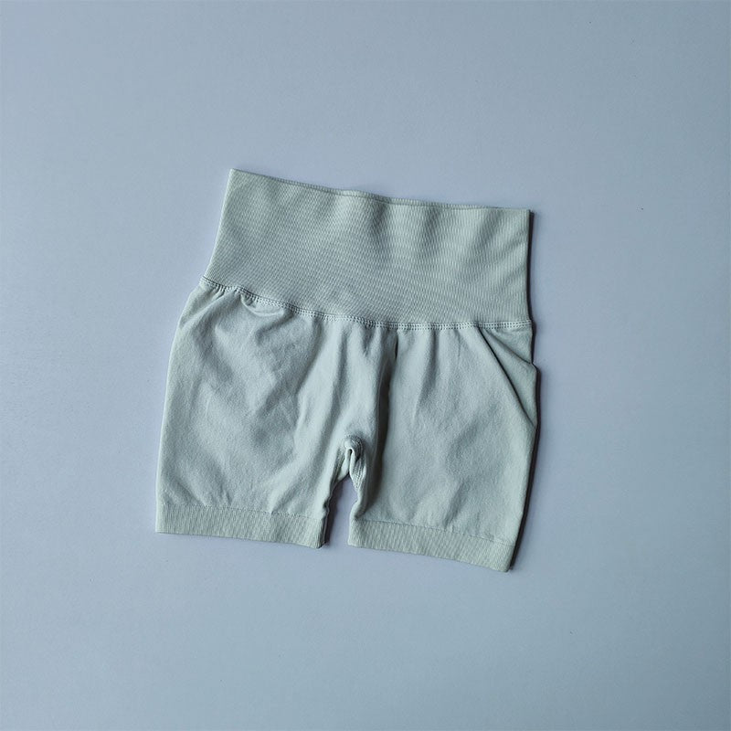 Shorts Feminino Cintura Alta e Aperto de Cintura