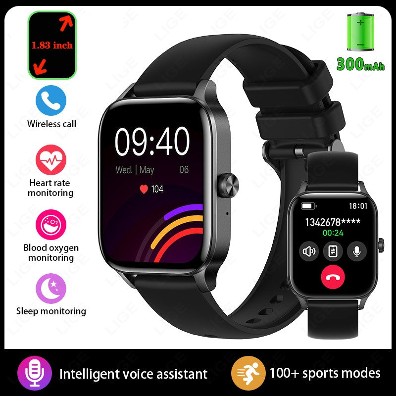 Relógio Smartwatch Moda Tela HD 1.85"