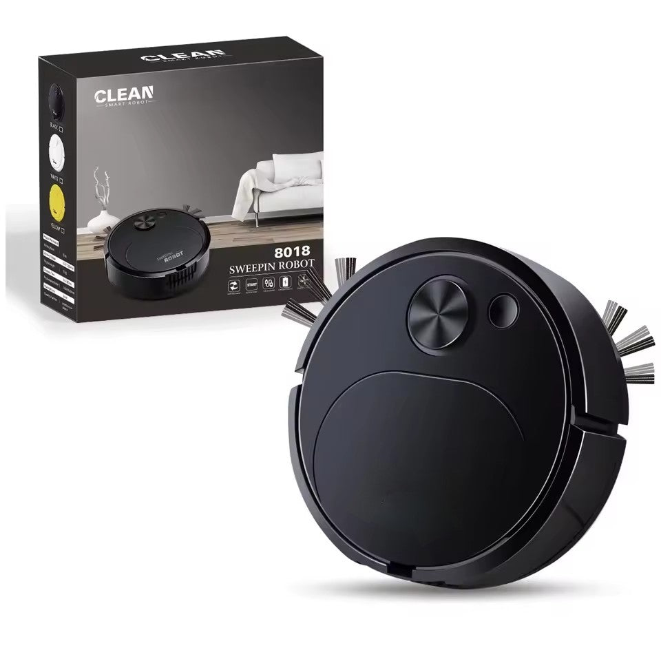 Robô Aspirador de Pó 3 Em 1 Inteligente Sem Fio USB 1500Pa Sweepin Robot