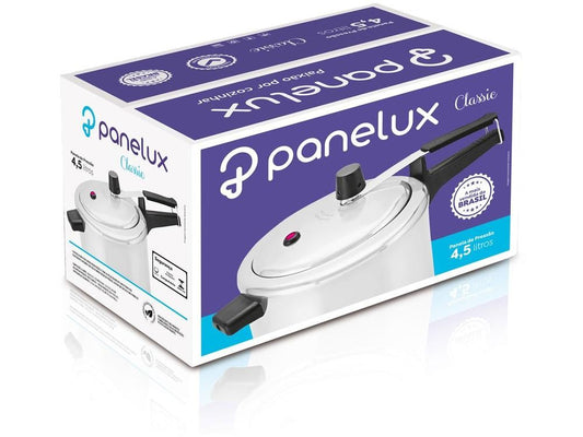 Panela de Pressão Panelux 4,5L Prata Classic