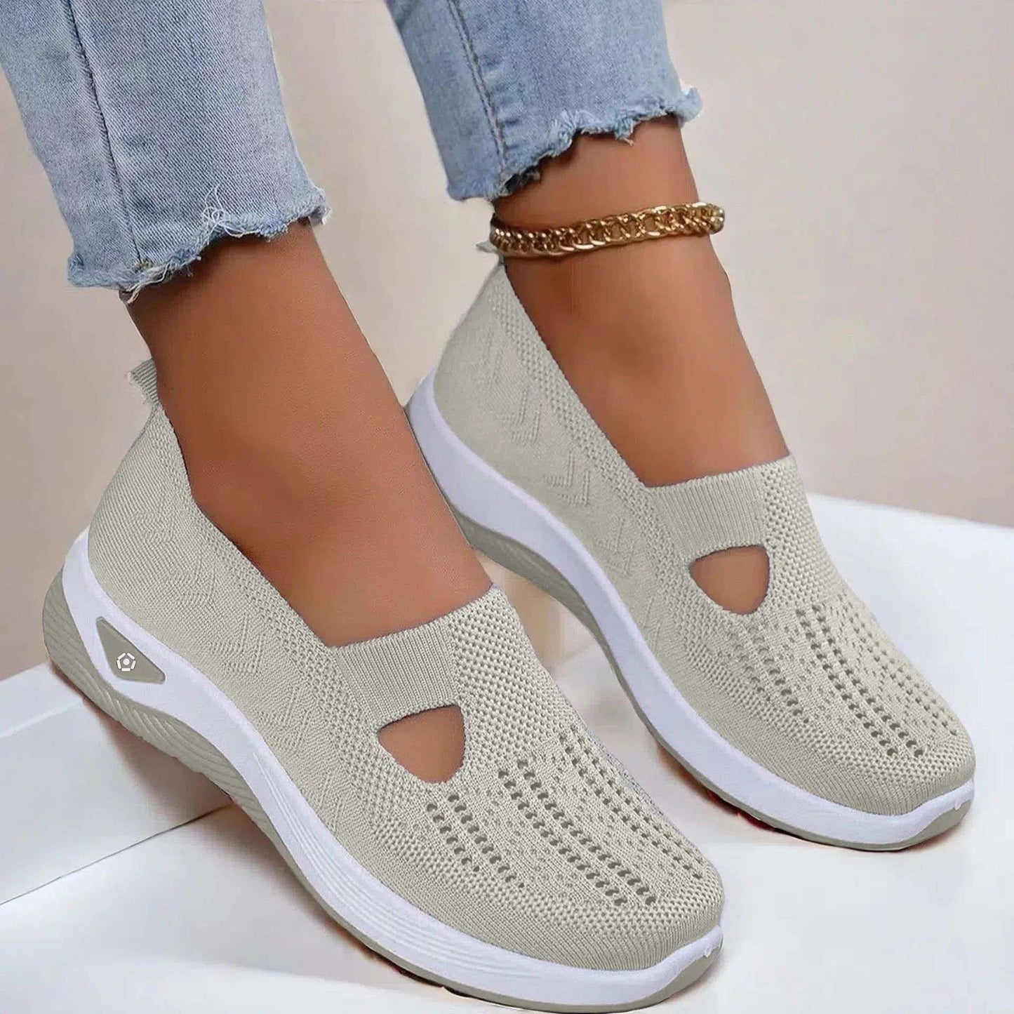 Sapatos Esportivos Femininos Respirável