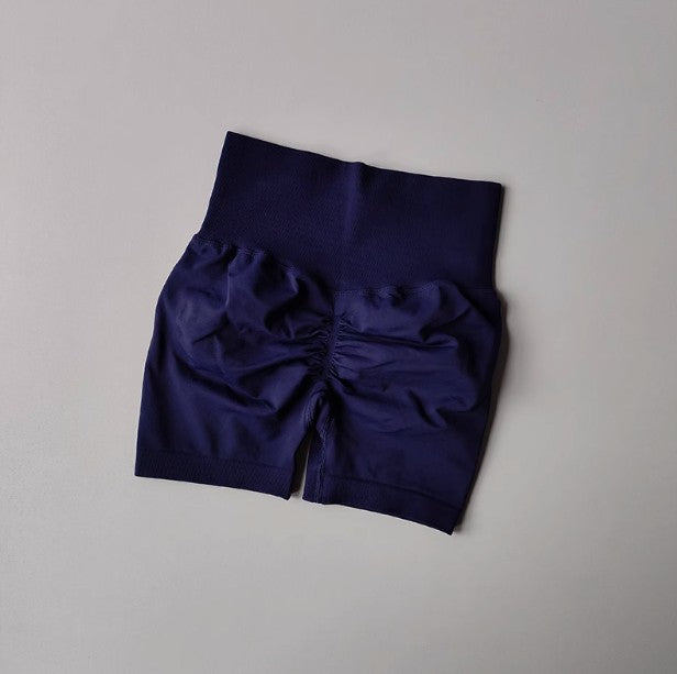 Shorts Feminino Cintura Alta e Aperto de Cintura