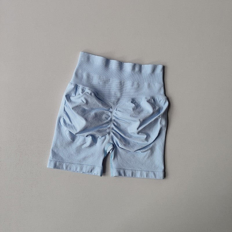 Shorts Feminino Cintura Alta e Aperto de Cintura