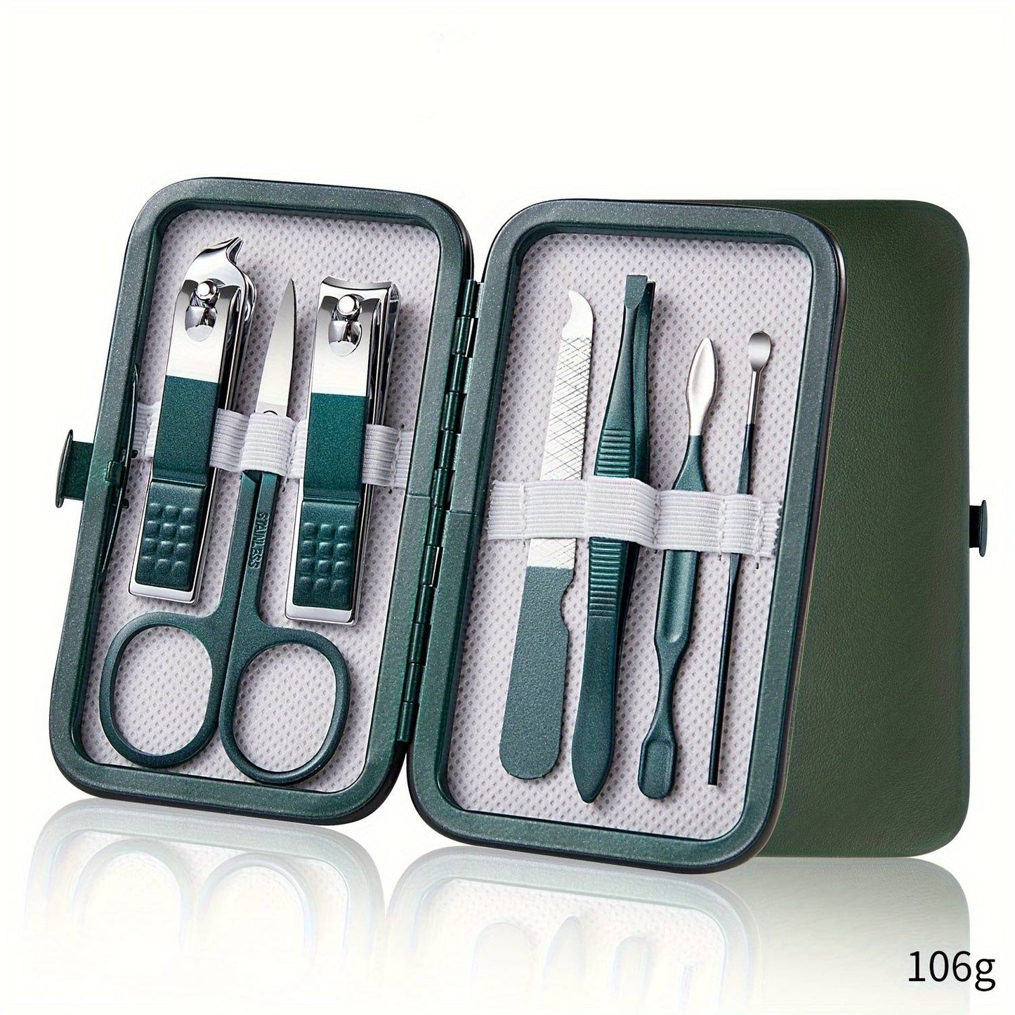 Conjunto De Manicure e Pedicure Em Aço Inoxidável