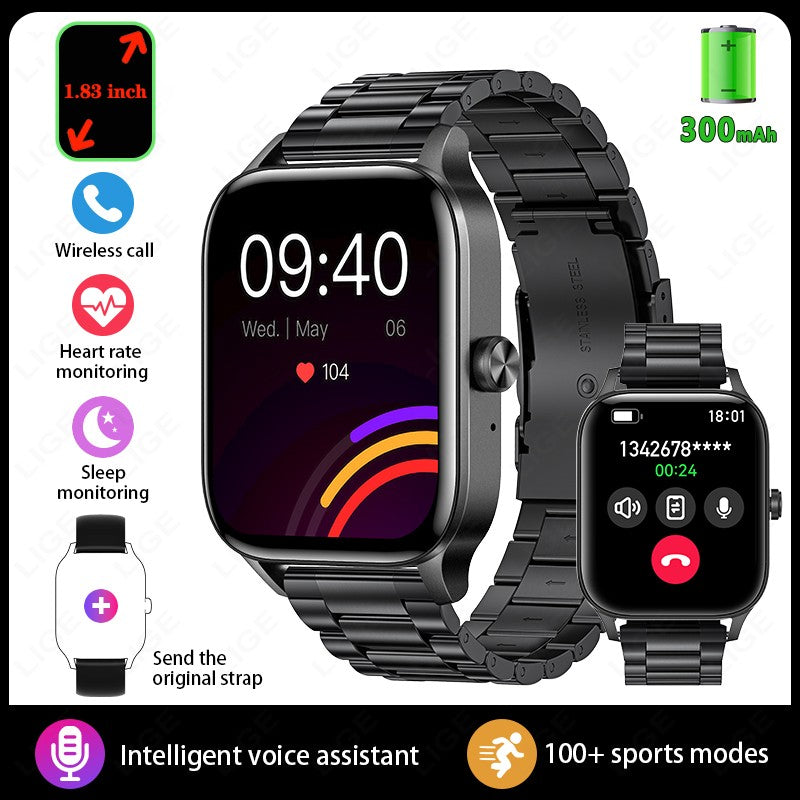 Relógio Smartwatch Moda Tela HD 1.85"