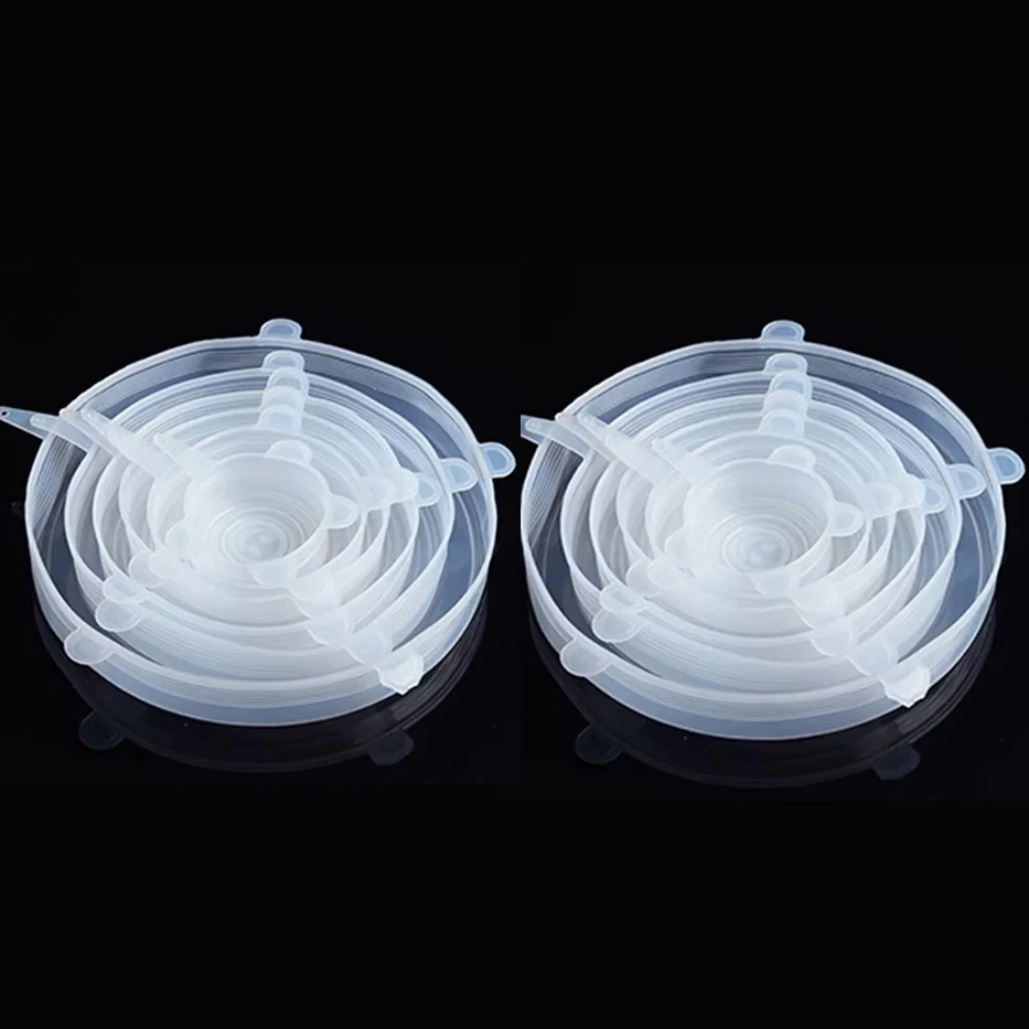 Tampa De Silicone Para Tampar Alimentos e Vasilhas