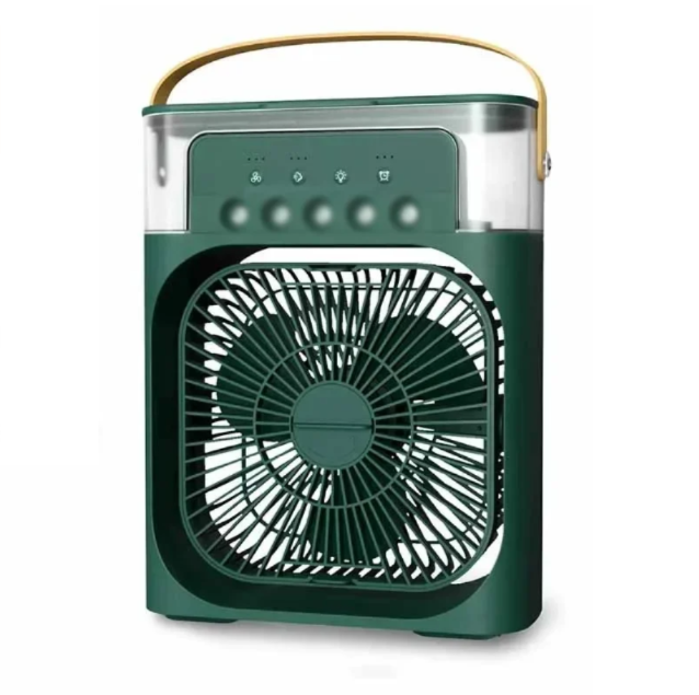 Ventilador Portátil Condicionadores de Ar 3 em 1 Com Luz Noturna Led