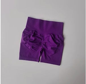 Shorts Feminino Cintura Alta e Aperto de Cintura