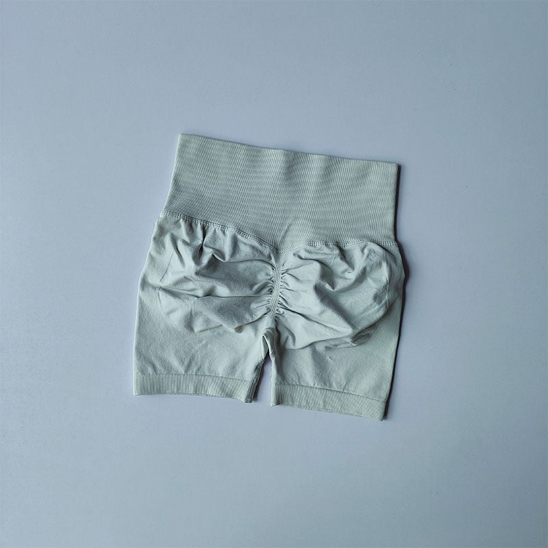 Shorts Feminino Cintura Alta e Aperto de Cintura