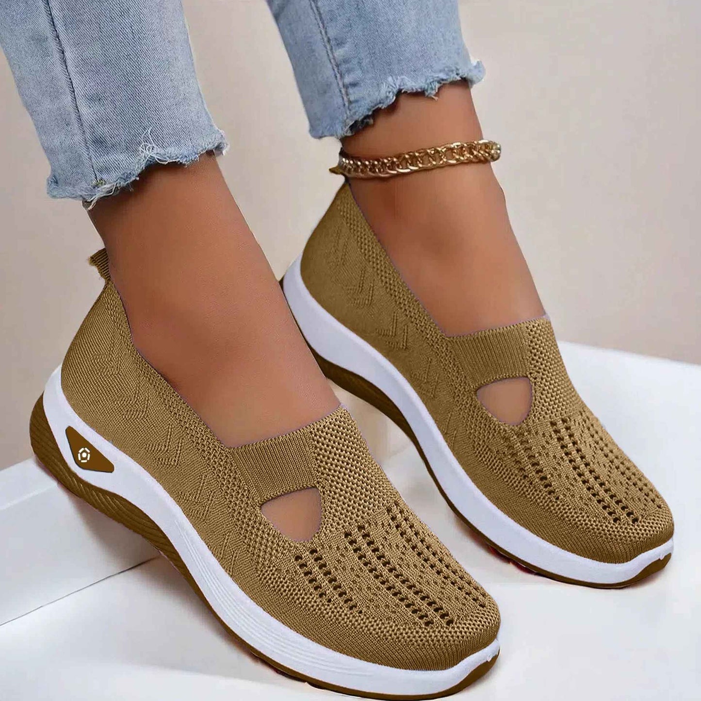 Sapatos Esportivos Femininos Respirável