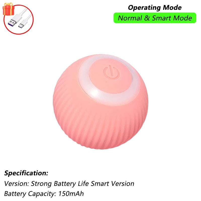 Bola De Brinquedo Interativo para Animais De Estimação, Bola De Rolamento Automática Com Cauda