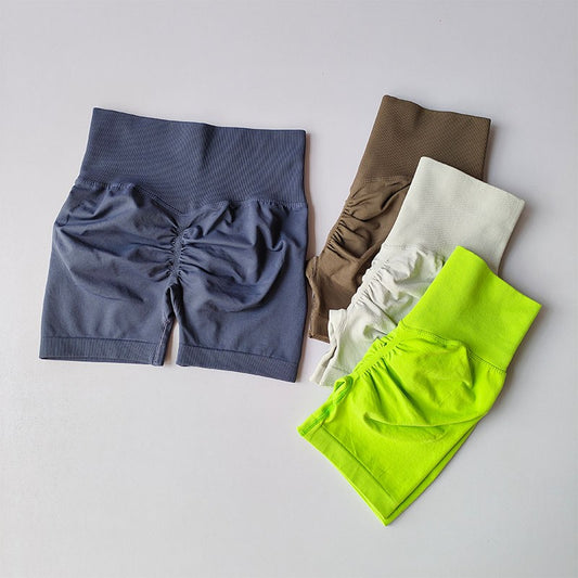 Shorts Feminino Cintura Alta e Aperto de Cintura