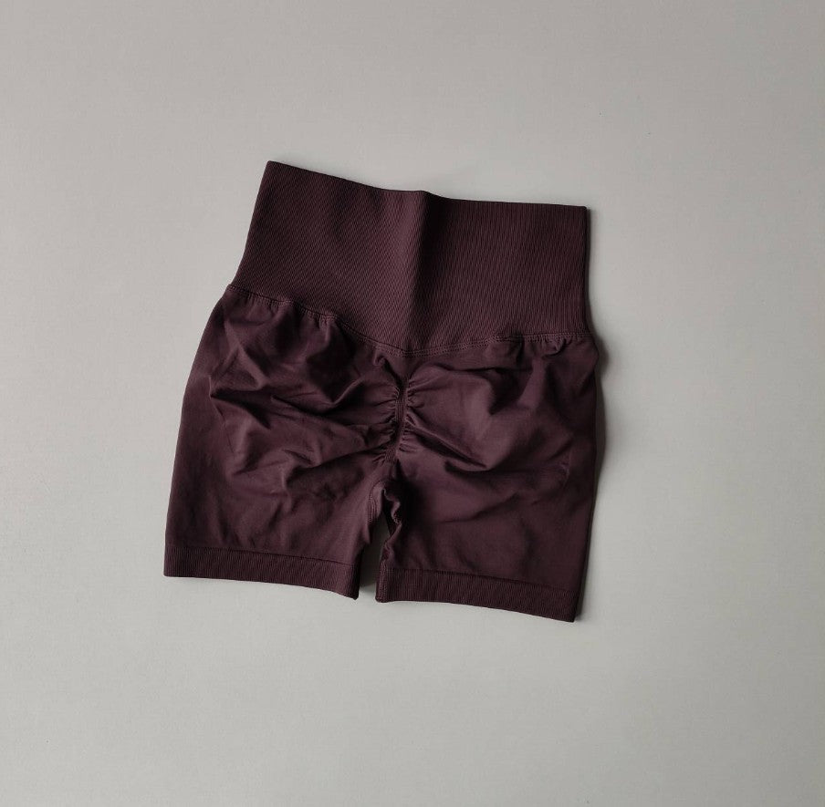 Shorts Feminino Cintura Alta e Aperto de Cintura