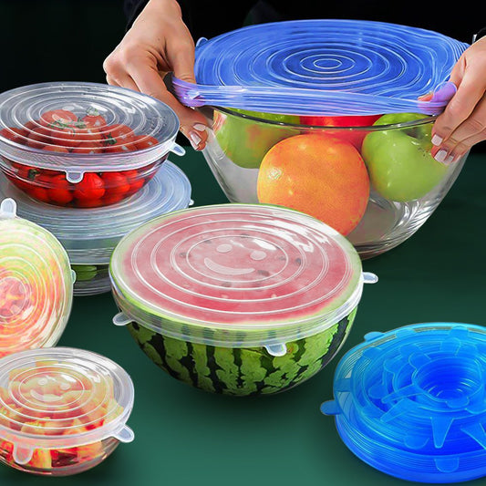 Tampa De Silicone Para Tampar Alimentos e Vasilhas