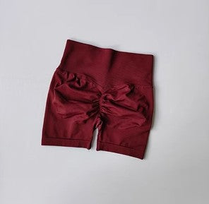Shorts Feminino Cintura Alta e Aperto de Cintura