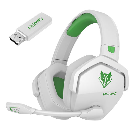 Fone de Ouvido Gamer NUBWO G06 Bluetooth 5.3 de 2,4 GHz Com Microfone