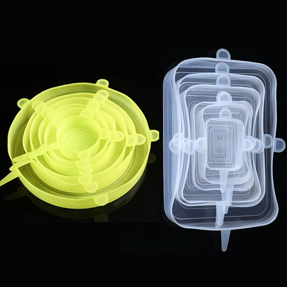 Tampa De Silicone Para Tampar Alimentos e Vasilhas