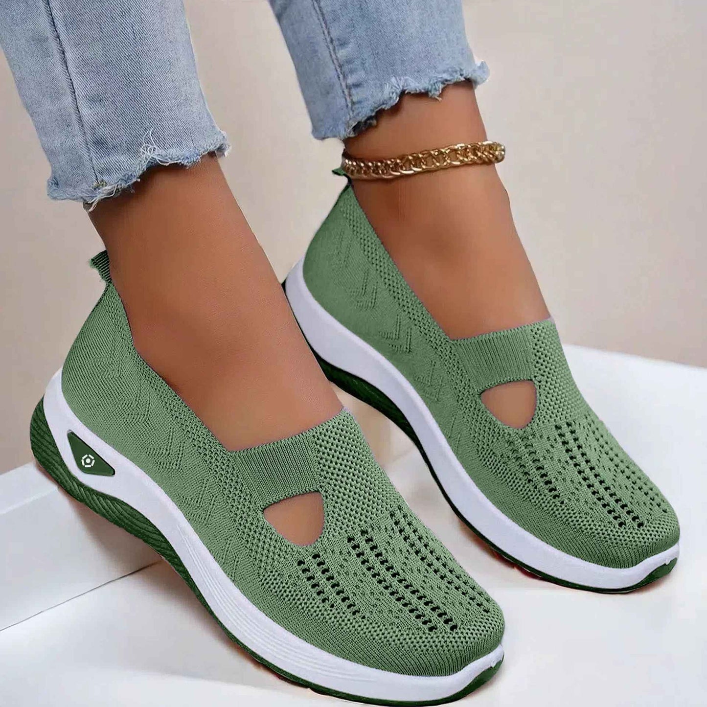 Sapatos Esportivos Femininos Respirável