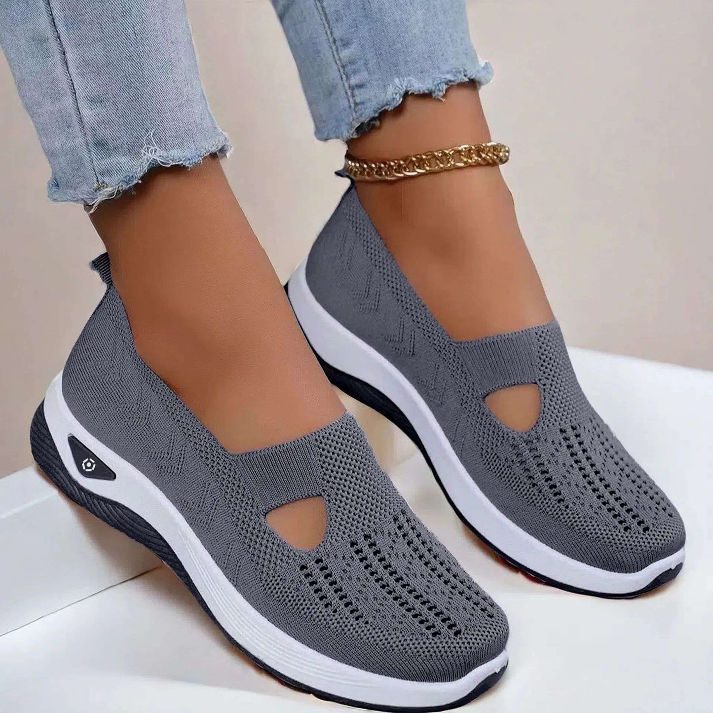 Sapatos Esportivos Femininos Respirável