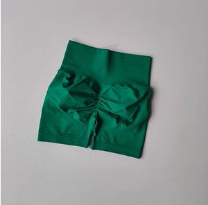 Shorts Feminino Cintura Alta e Aperto de Cintura