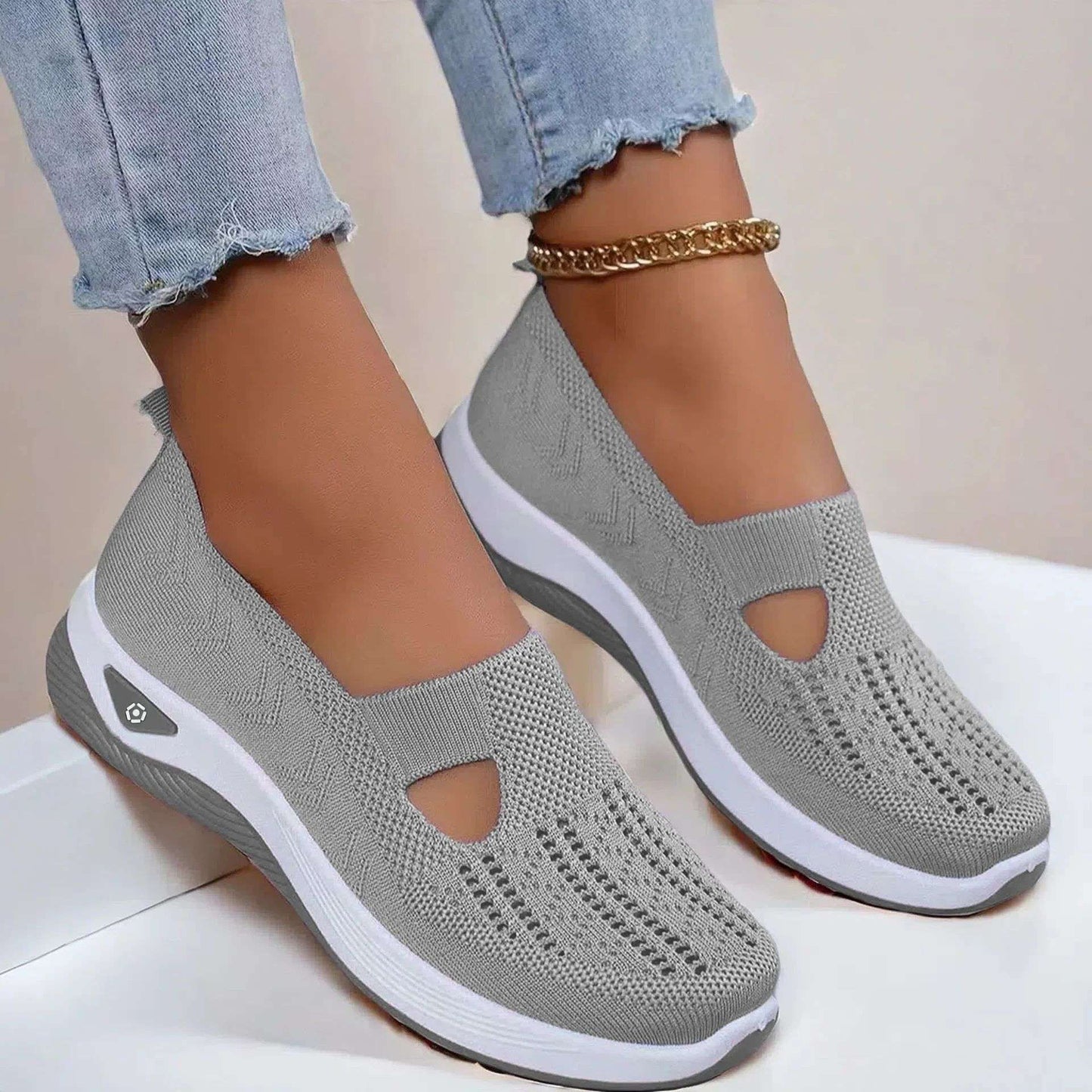 Sapatos Esportivos Femininos Respirável