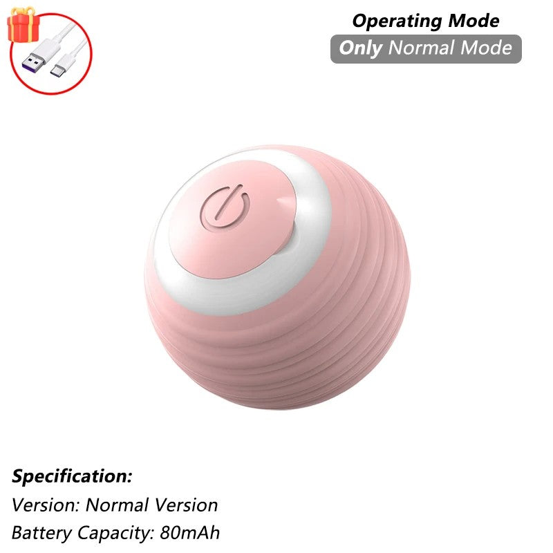 Bola De Brinquedo Interativo para Animais De Estimação, Bola De Rolamento Automática Com Cauda