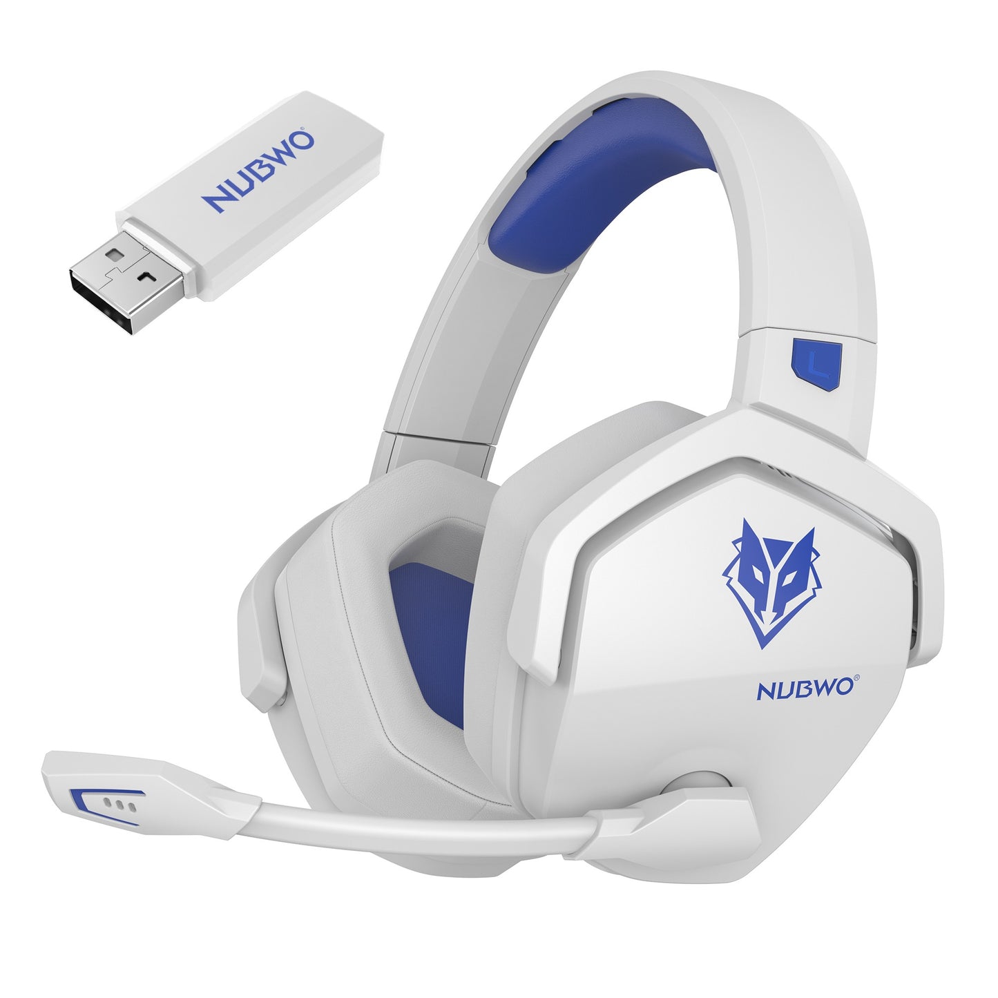 Fone de Ouvido Gamer NUBWO G06 Bluetooth 5.3 de 2,4 GHz Com Microfone