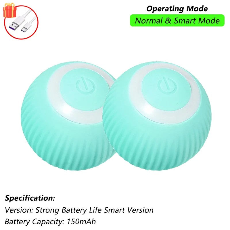 Bola De Brinquedo Interativo para Animais De Estimação, Bola De Rolamento Automática Com Cauda