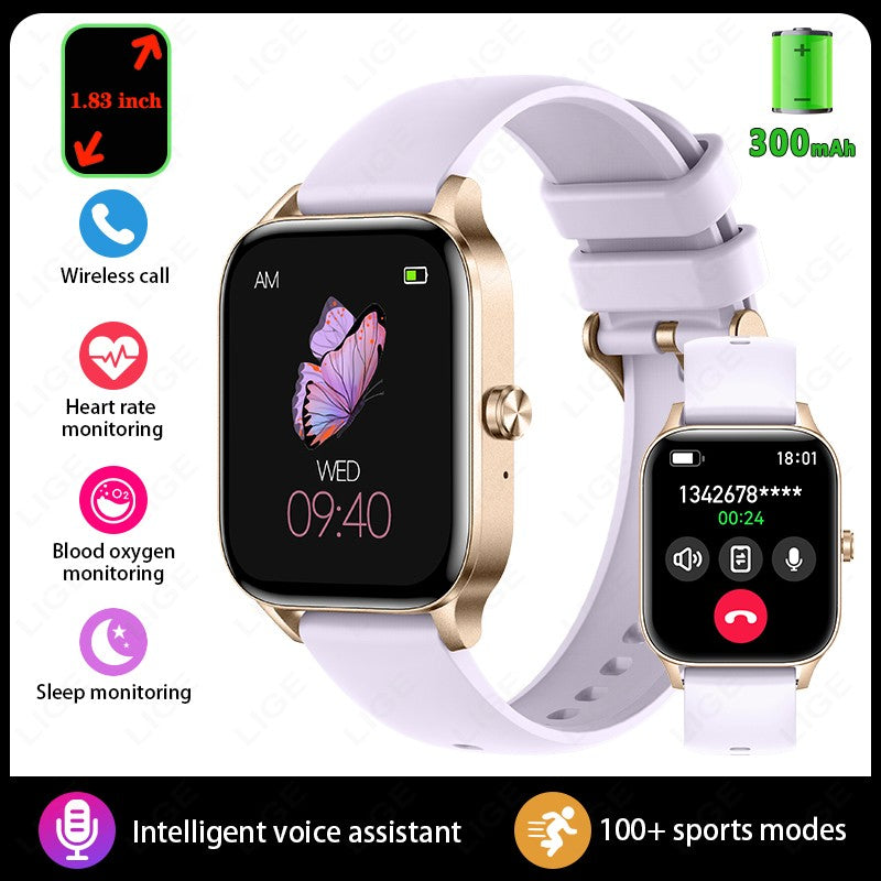 Relógio Smartwatch Moda Tela HD 1.85"