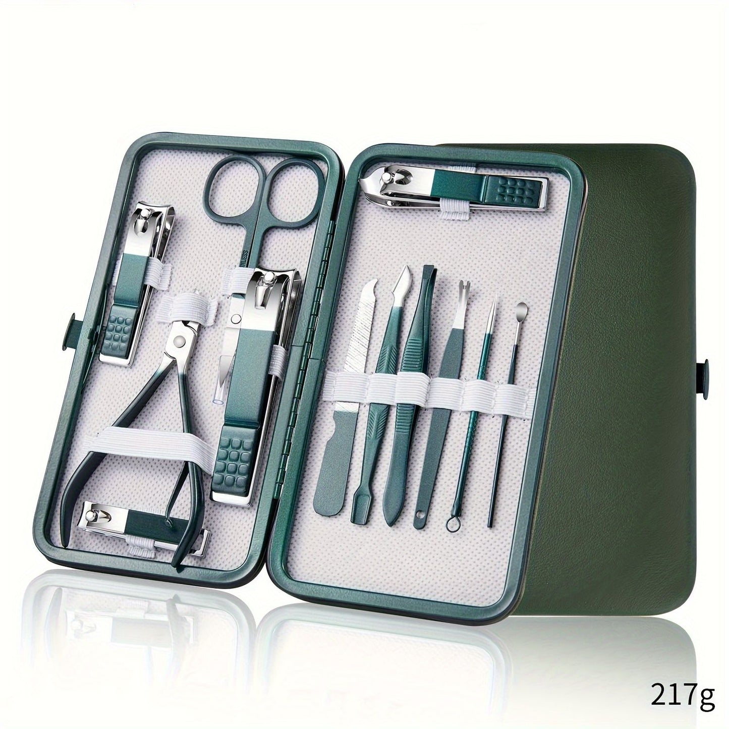 Conjunto De Manicure e Pedicure Em Aço Inoxidável