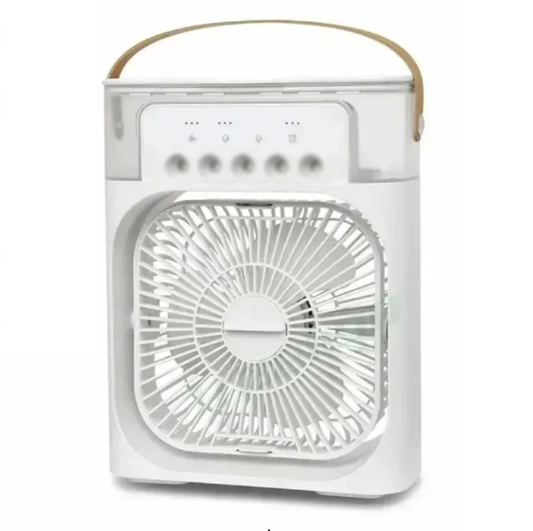 Ventilador Portátil Condicionadores de Ar 3 em 1 Com Luz Noturna Led