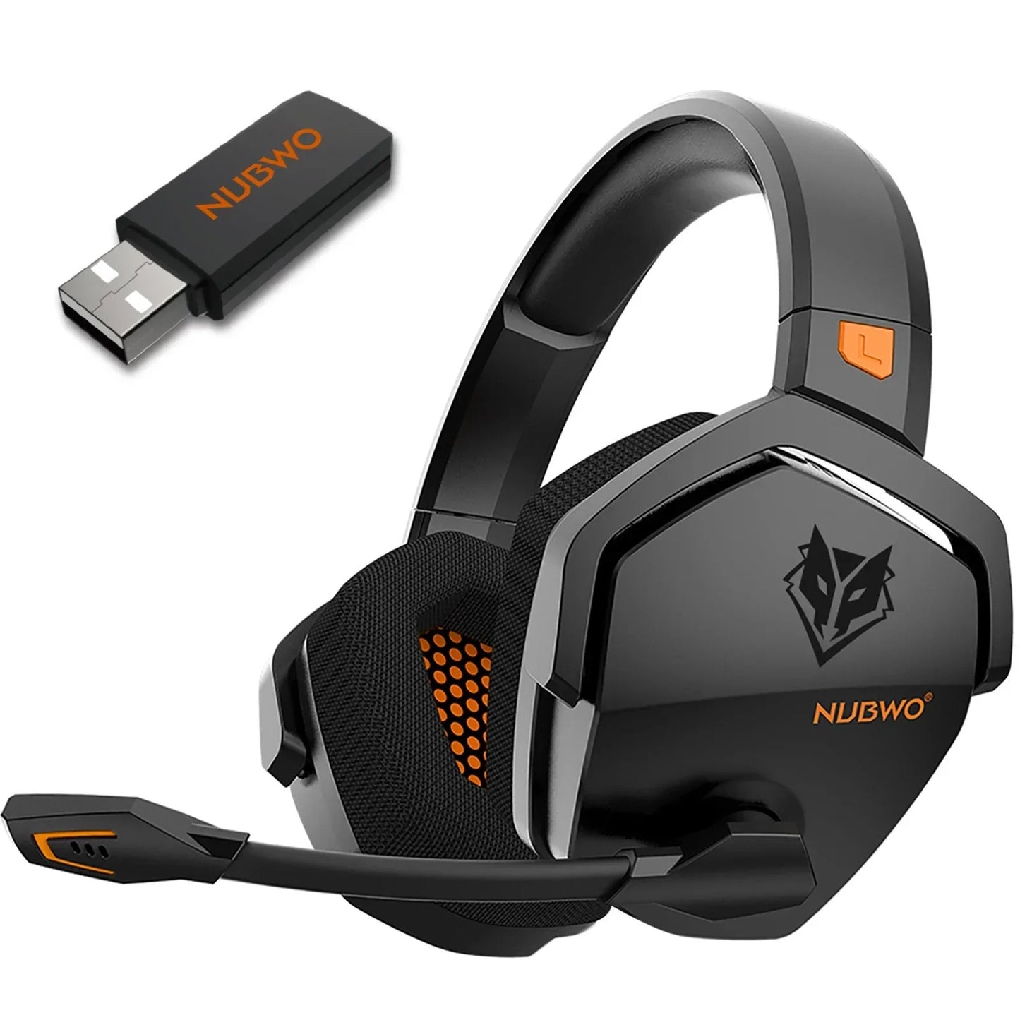 Fone de Ouvido Gamer NUBWO G06 Bluetooth 5.3 de 2,4 GHz Com Microfone