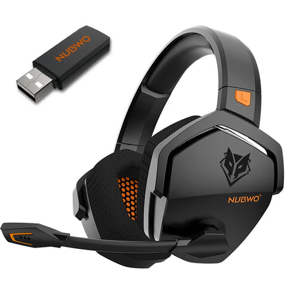 Fone de Ouvido Gamer NUBWO G06 Bluetooth 5.3 de 2,4 GHz Com Microfone