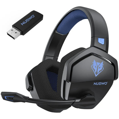 Fone de Ouvido Gamer NUBWO G06 Bluetooth 5.3 de 2,4 GHz Com Microfone