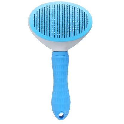 Escova Slicker Pet Premium – Remove Pelos, Nós e Sujeira com Massagem Relaxante Para Cães e Gatos