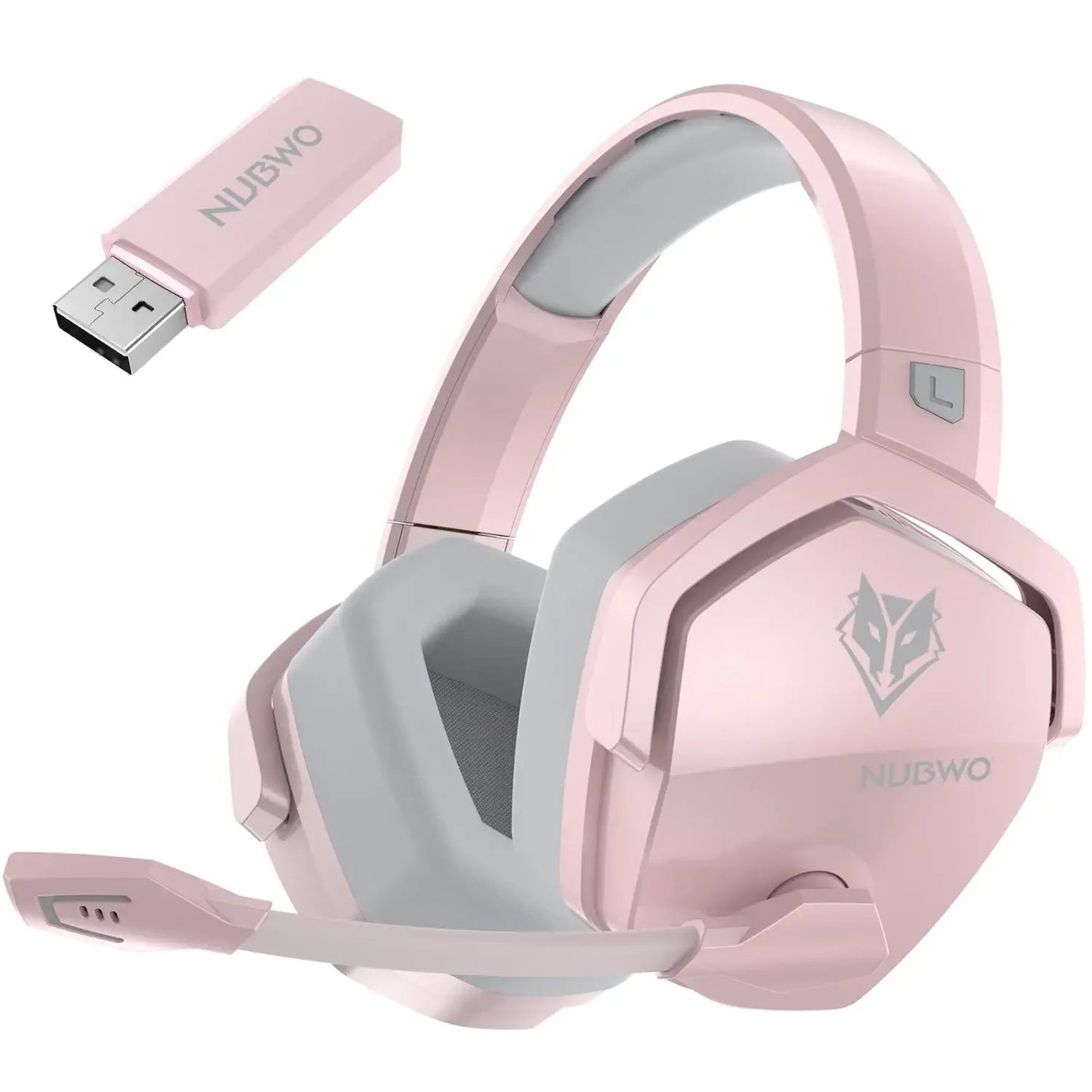 Fone de Ouvido Gamer NUBWO G06 Bluetooth 5.3 de 2,4 GHz Com Microfone