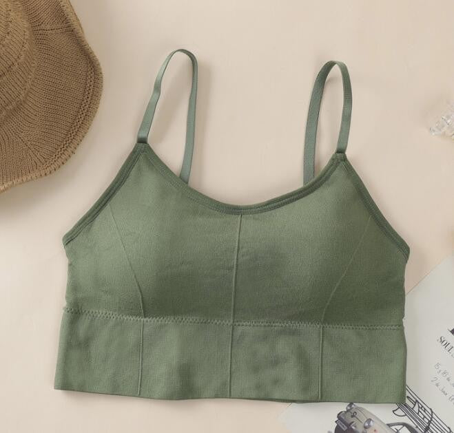Sutiã Esportivo Sem Costura Push Up Bralette