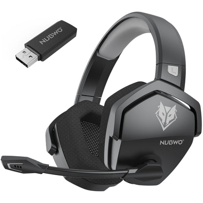 Fone de Ouvido Gamer NUBWO G06 Bluetooth 5.3 de 2,4 GHz Com Microfone