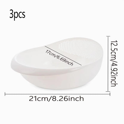 Tigela de Drenagem Multiuso 2 em 1 – Praticidade e Higiene na Sua Cozinha