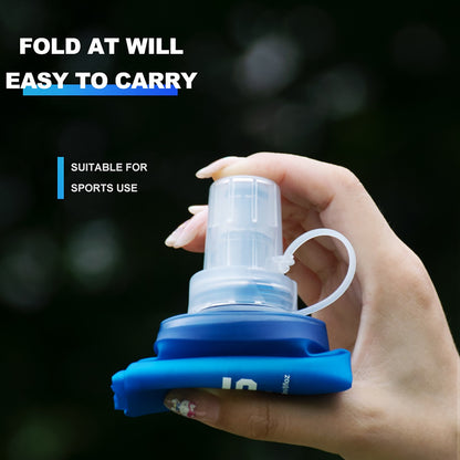 Garrafa de Água Dobrável de Silicone para Atividades ao Ar Livre